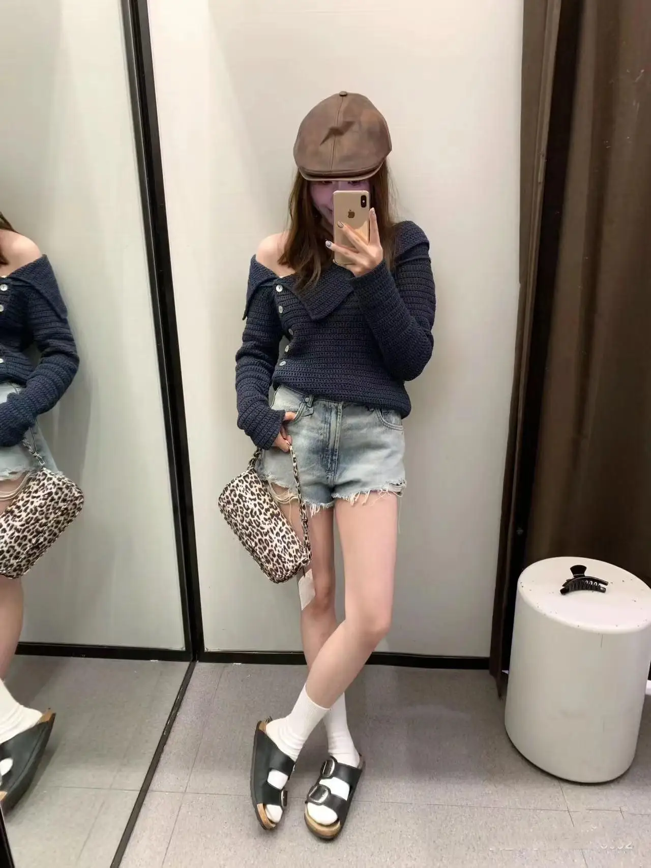 Retro Spicy Girl Asymmetrisches Design Lange Sve Beiläufige Gestrickte Pullover Frühling Herbst Neue Ankunft Bequeme Koreanische Sle Loos...