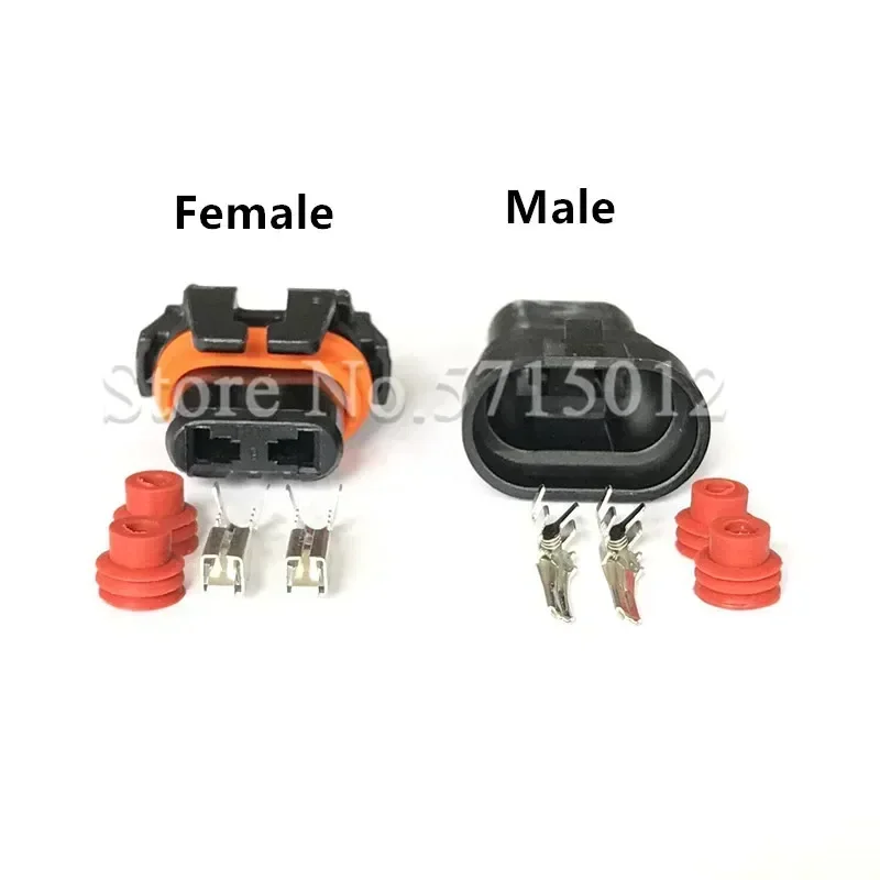 2 Hole DJ9006 9006 12059183 12059181 Car Headlight HID Wire Socket Auto Light Fog Lamp Connector