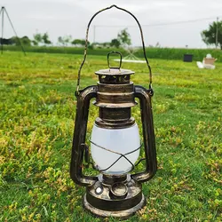 LED Vintage Lantern Flickering 1PC Handheld Oil Retro Kerosene Lamp Camping Light Flame Lantern Outdoor 캠핑용품 Camping Lantern