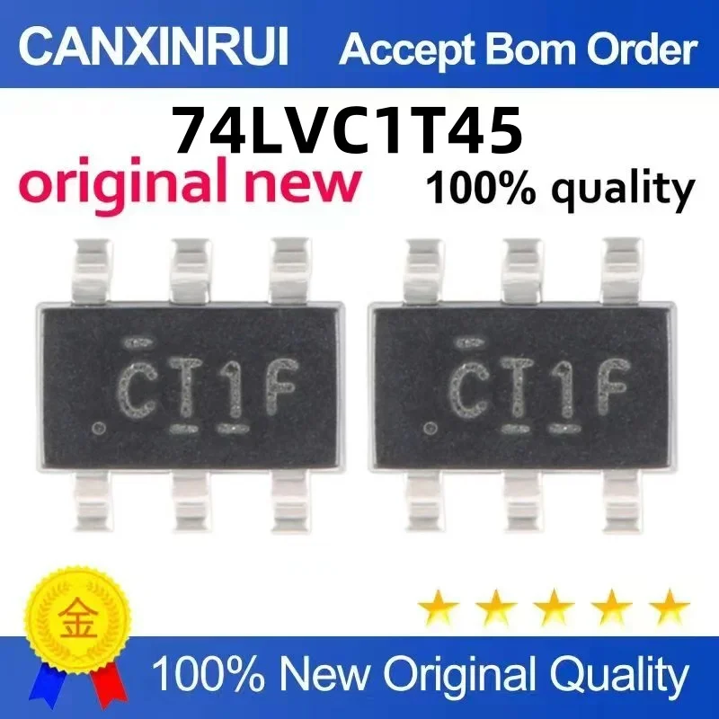 

(5-100 pieces) 74LVC1T45 CT1F CT1R SN74LVC1T45DBVR silk screen SOT23-6