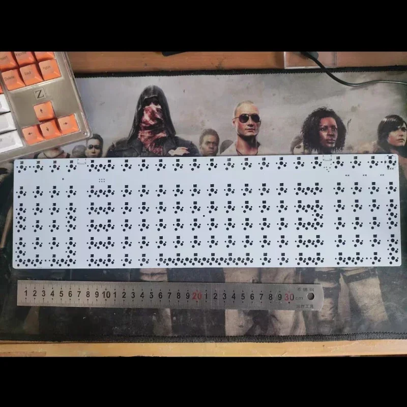 Ortho A132 Planck Mechanical Keyboards Custom Single Mode Qmk/Vial in Line Layout Orthogonal Hot Swappable Wired Type-C Keyboard