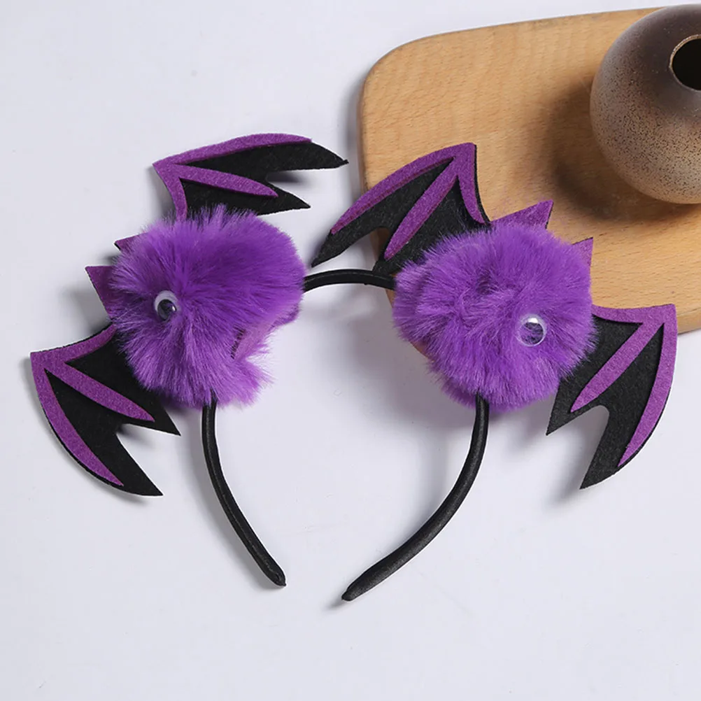 

Halloween Bat Headband Cosplay Hair Hoop Costume Party Accessory Lightweight Universal Size For Women Masquerade Carnivals Photo