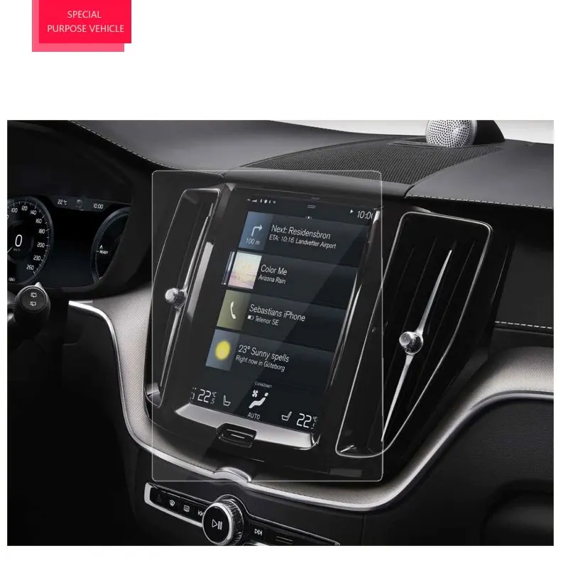 Car GPS Navigation Screen Steel Protector Film For Volvo XC60 XC90 S90 s60 v60 xc40 c40 v90cc Car accessories