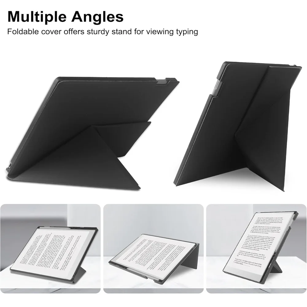 Étui pour tablette E-Book reMarkable Paper Pro 11,8 pouces, avec emplacement pour stylet intégré, housse de protection pliable multi-angles tout compris