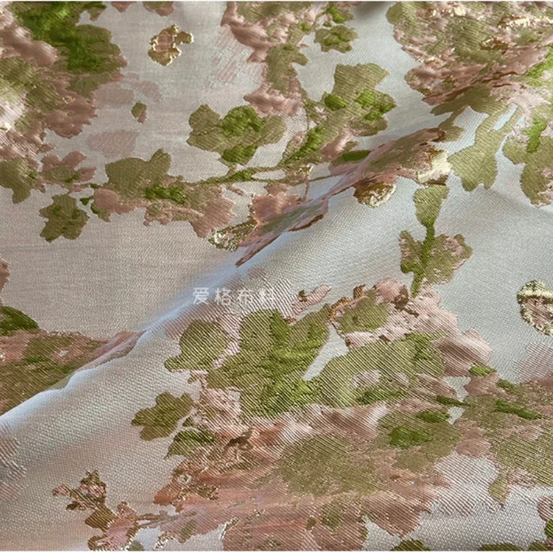 

Стиль картины маслом жаккардовая ткань для одежды Hanfu Cheongsam дизайнерский материал для шитья своими руками ткань ручной работы оптовая продажа