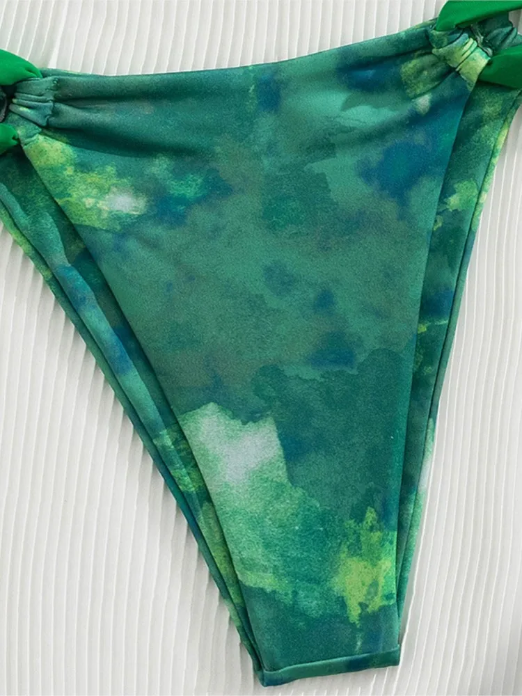 Mulher de banho maiô sexy biquíni novo push up biquinis conjunto brasileiro maiô feminino beachwear biquini ternos de duas peças