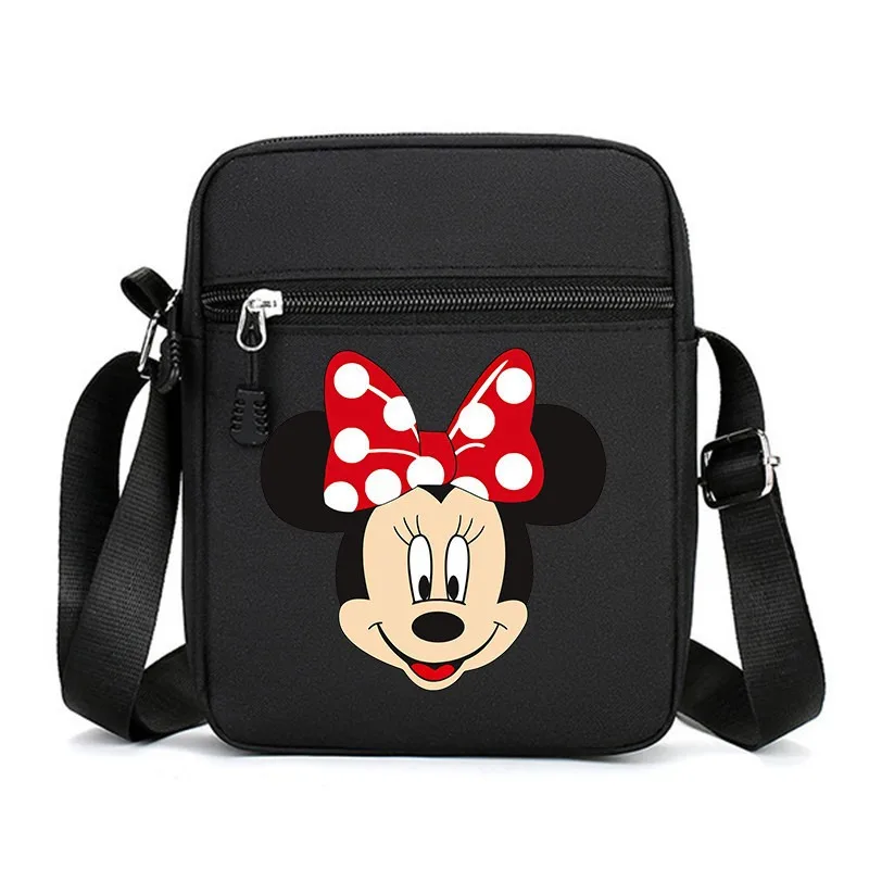 Disney Mickey Mouse cartoon bedrukte jongen messenger bag schattige Minnie casual populaire lichtgewicht mobiele telefoon schoudertas