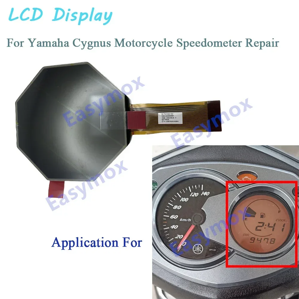 

Original LCD Display for Yamaha Cygnus X125 NXC125 125 Instrument Cluster Speedometer Speedo Repair FPC-VLT2063-P