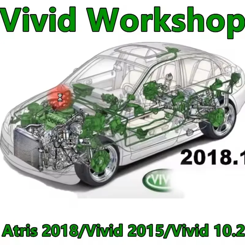 Il più recente officina vivida automobilistica 2010 o DATI 2018.01 (Atris-Technik) Software di riparazione Europa Atris Parts vivido 2018 software