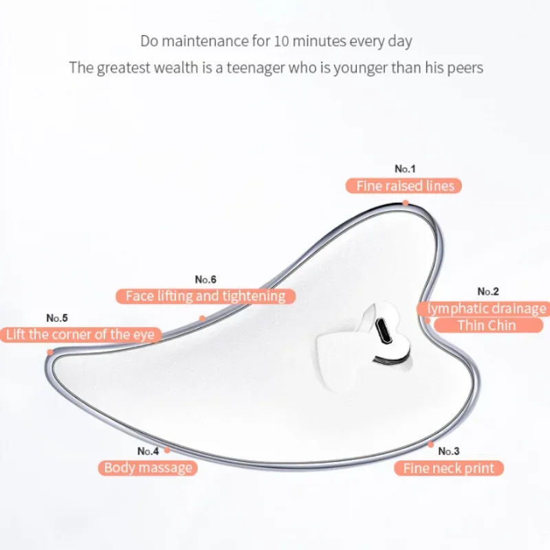 Rasgo da pele massagem facial elevador ferramenta de cuidados com a pele aperto anti-rugas remoção de queixo duplo pescoço cuidados massageador facial elétrico