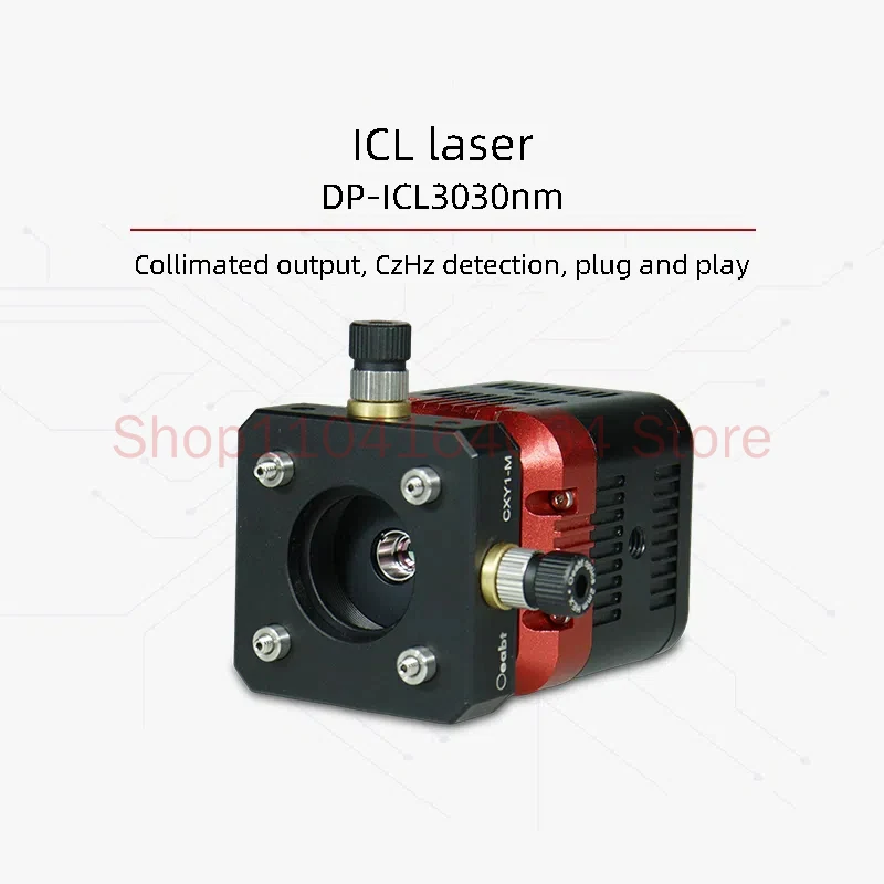 ICL Laser, 3030nm, TO66, Collimated Output, C2H2 Detection, TDLAS