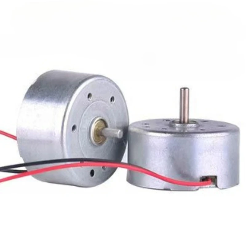 5pcs DC3V-9V Round Electric Motor 7000RPM 2mm Shaft For DIY Stage light science and education experiment electric small motor