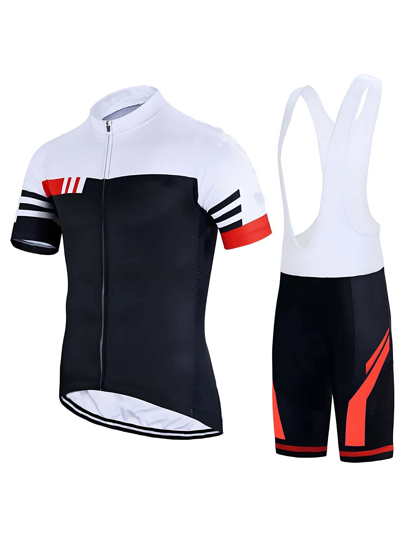

Men Team Cycling Jersey Set Summer MTB Bike Clothes UniformBicycle Sportwear Suit
