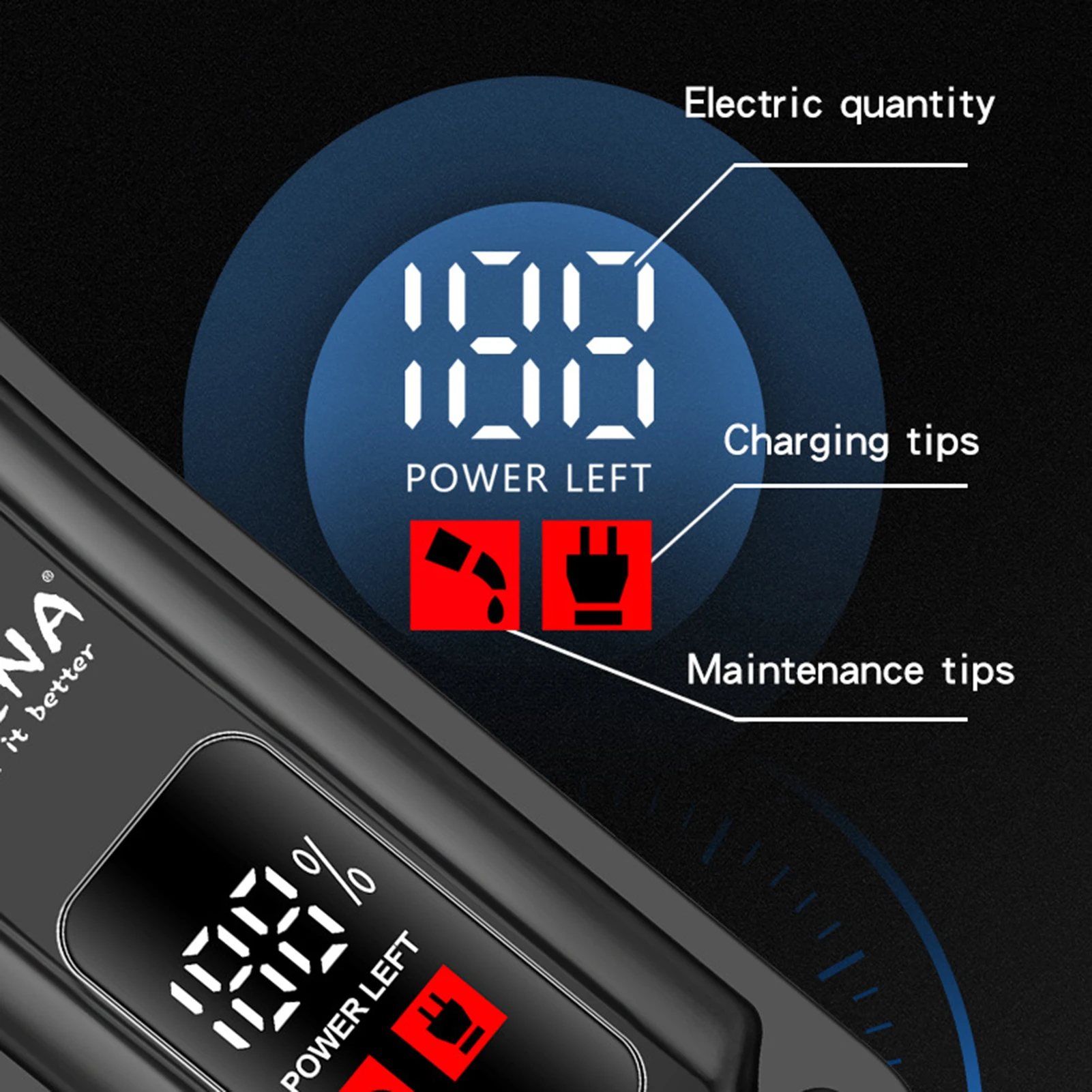 HIENA Neue Haar Clipper Set Vintage Carving Haar Schneiden Maschine Tragbare Cordless Elektrische Haar Bart Trimmer Rasieren Rasierer