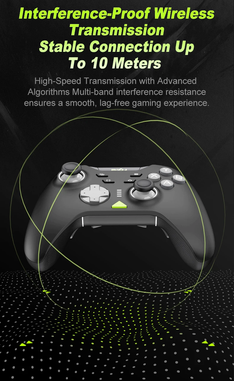 PXN P5 Kabelloser Spielcontroller 1000Hz Hall-Joystick Hall-Trigger, Geeignet für Switch/PC/Android/iOS, Rosa Spielcontroller – Detail 13