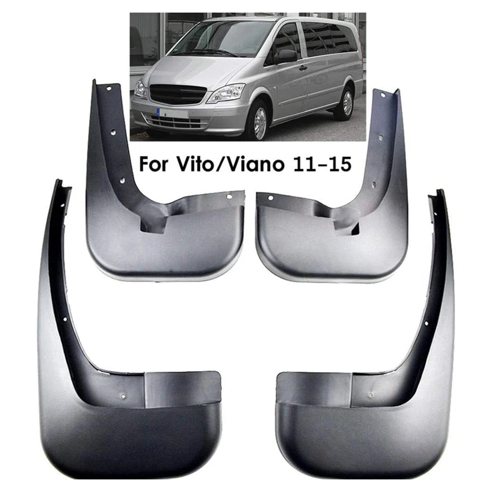 Car Mudguards, for Mercedes Benz Vito Viano W639 2011-2015 Front Rear Wheel Fenders Mud Flaps Splash Guards