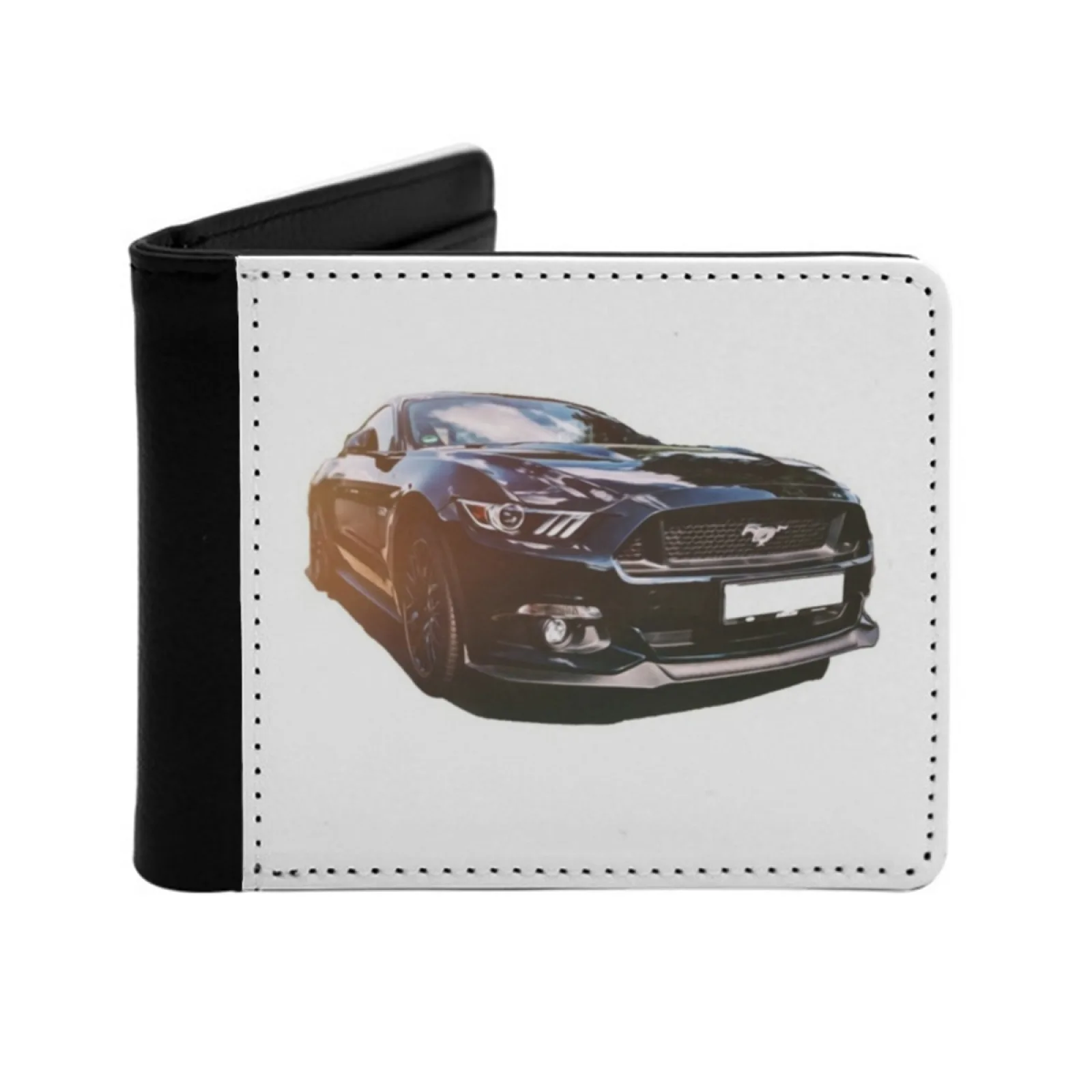 Personalized Wallet For Men And Women Pu Leather Short Pocket Purse Saleen 302 Muscle Car Motorsport Motor Car Carsclassic