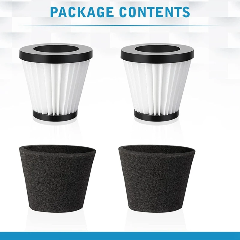 Ersatz filter für Schmutz teufel Skorpion Hands taub sauger Stil f117, im Vergleich zu Teilen ad40117 (4er Pack)