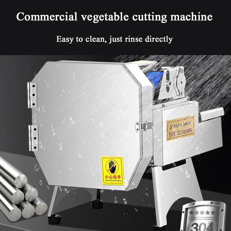 

220V Electric Slicer Shredde Vegetable Cutting Machine Carrot Potato Dicing Machine Commercial Vegetable Cutter Slicer