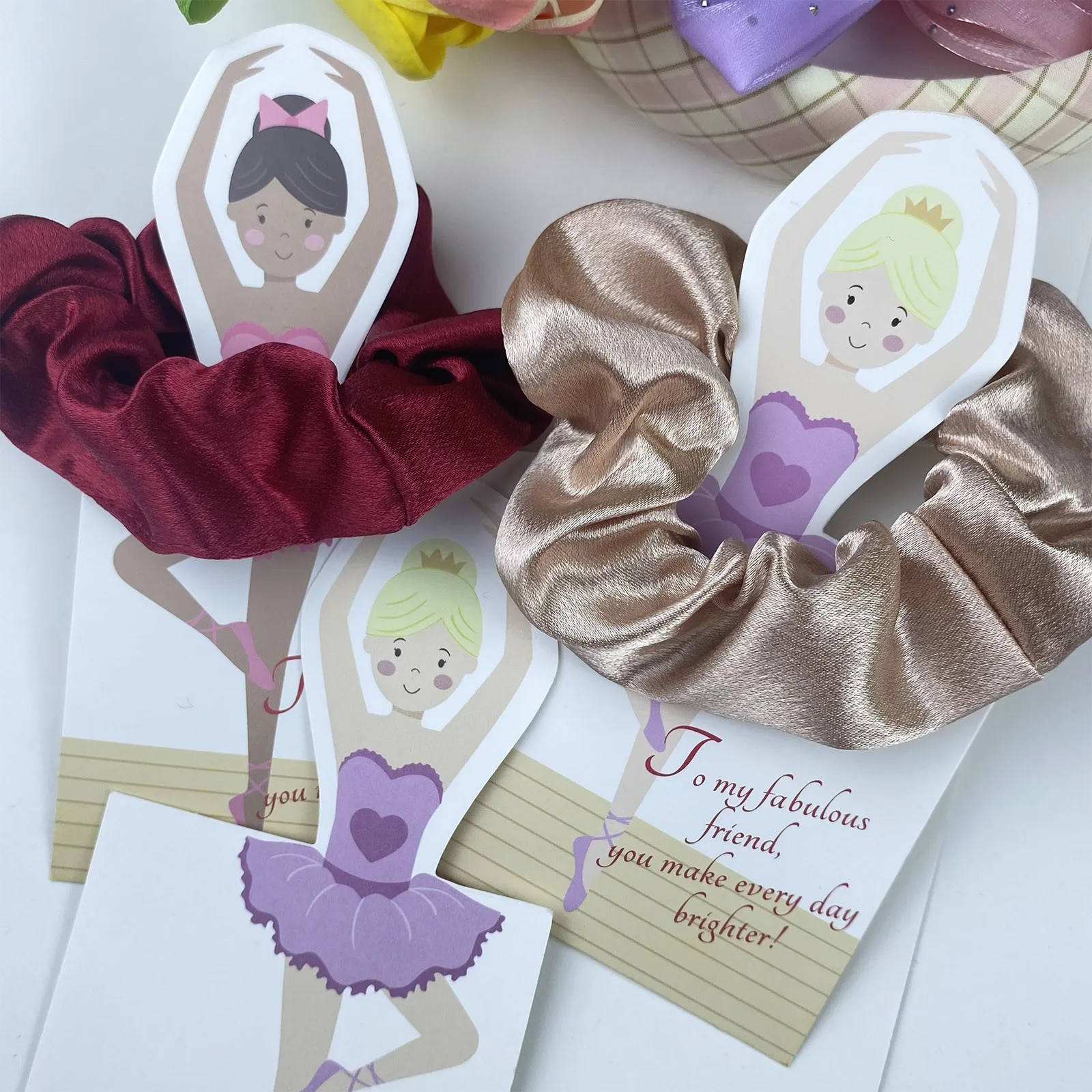 Ballerina Girl Party Favors Includes 1 Headband, 1 Ballet Greeting Card, Dance Recital Favors, Ballerina Girl Birthday Favors