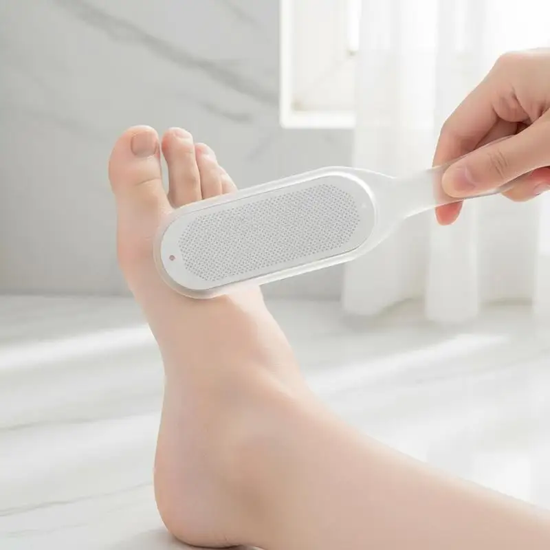 

【L】Pedicure Tools Heel Scratcher Files Artifact Exfoliating Calluses Brush Stainless Steel Foot Sharpening Double-sided Pedicura