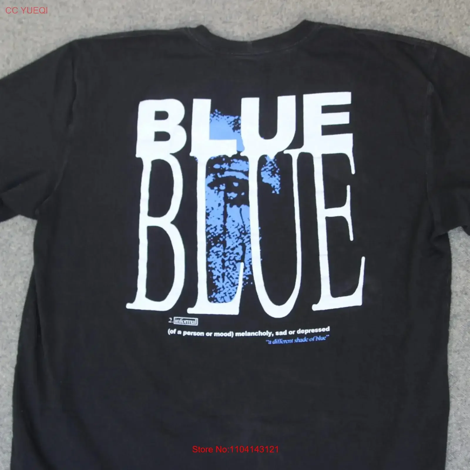 Knocked Loose Band T Shirt L A DIFFERENT SHADE OF BLUE Merch OLDHAM Concert vintage Washed Versatile Soft fashion Stretched