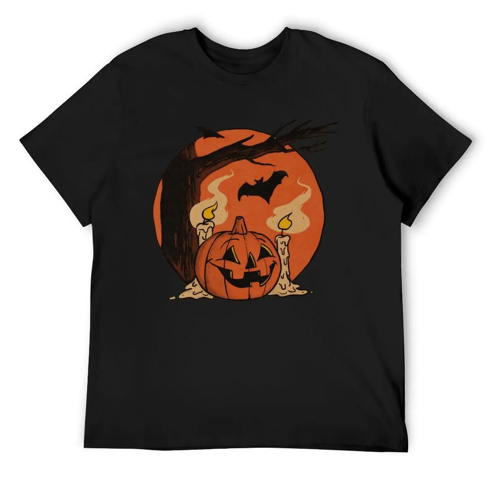 T-shirt de scène de Aliments vintage pour hommes, chemises d'anime, chemises de PO gy, graphique et scopique, Halloween