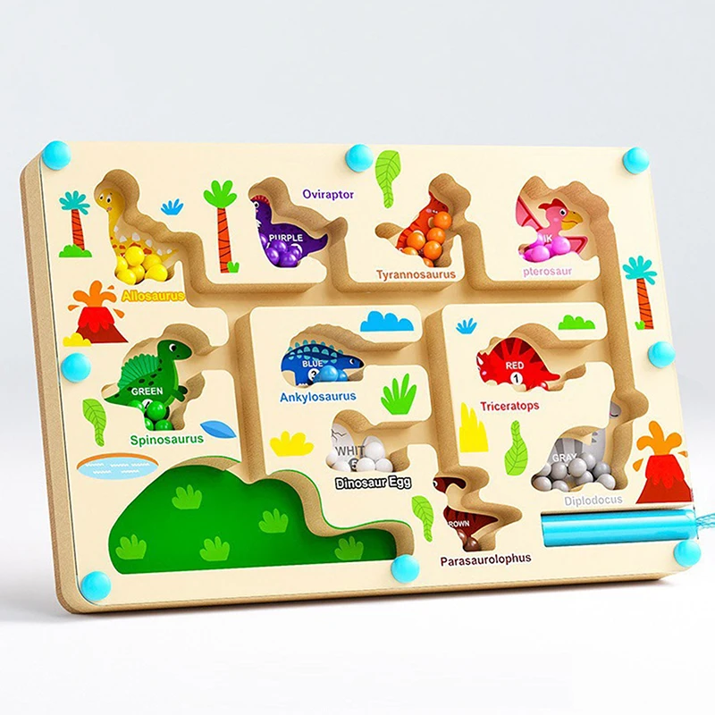 Magnetic Maze Toy With Magnetic Digital Beads For Puzzle Practice And Attention Training Games Strengthens Problem Solving Skill