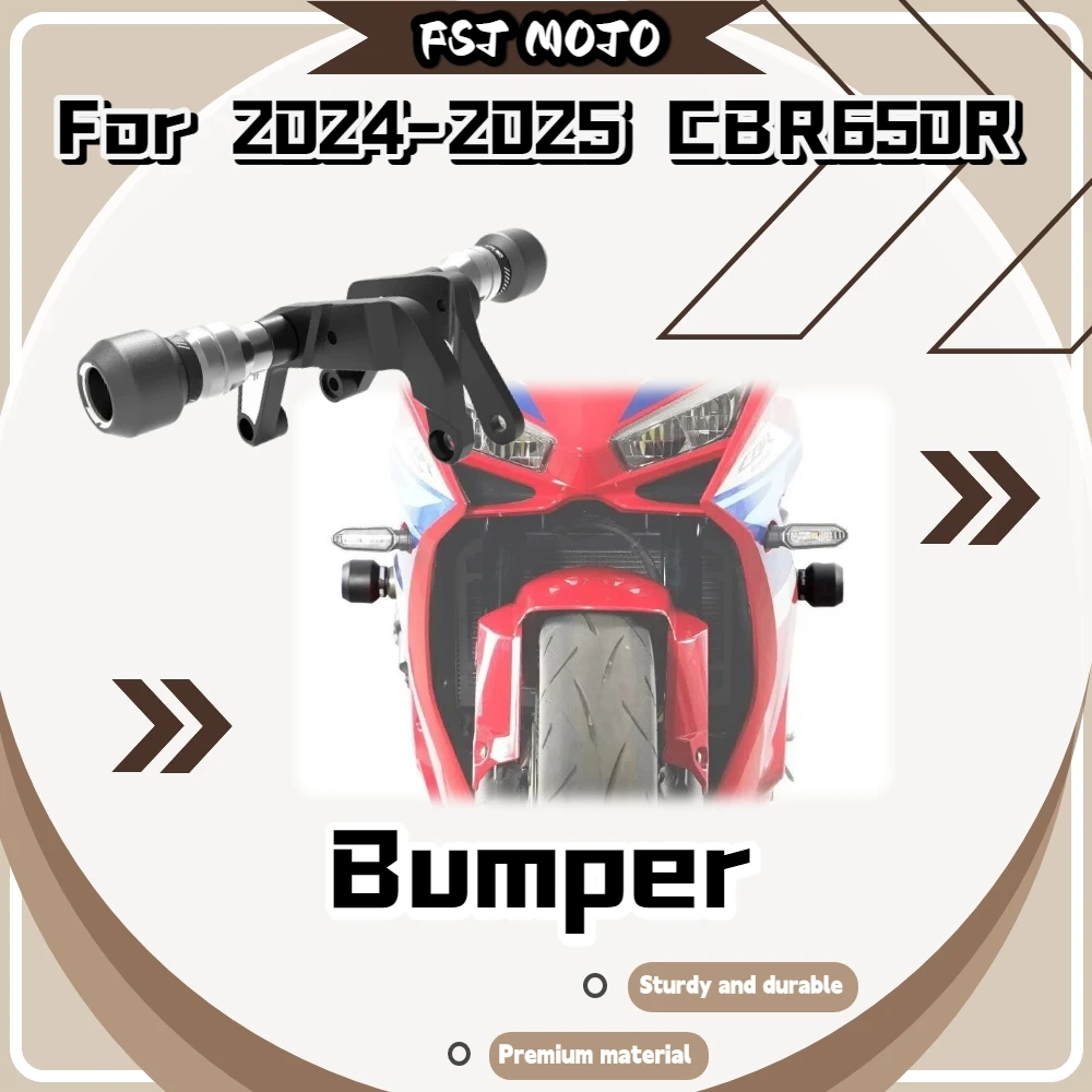

For CBR650R 2024-2025 Racing Crash Bar & Anti-Fall Slider, Thickened Bumper Full Engine Body Protection Moto Mod Parts