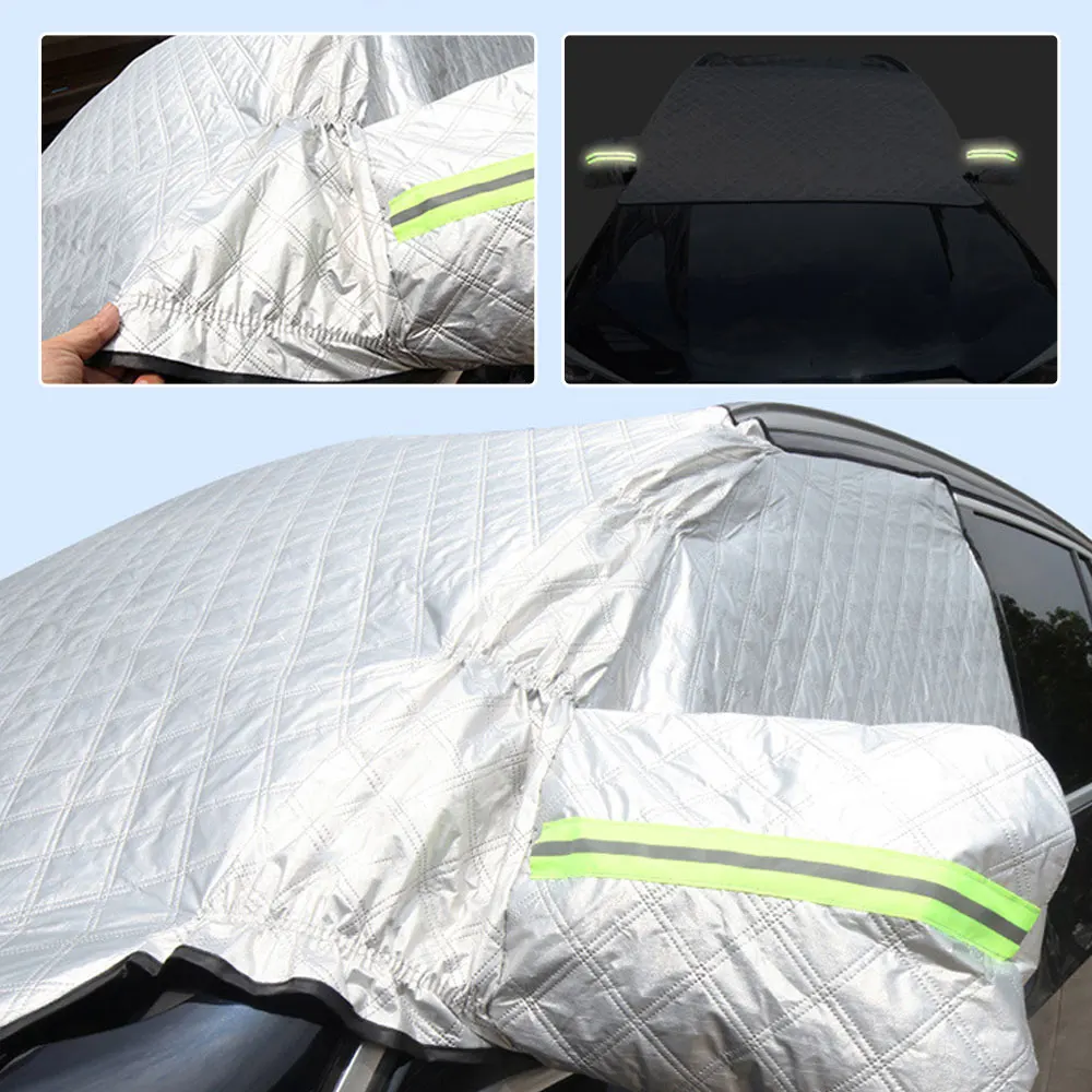 

Universal Car Front Windscreen Cover Car Sunshade Snow Cover Car Windshield Frost Protector Sun Shade Auto Exterior Accessories