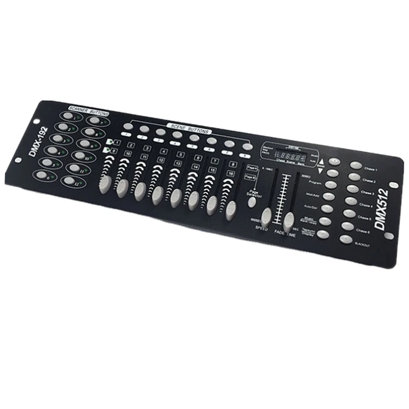 DMX Controller 192 Channel Par Light Console Stage Light Controller Panel Mixer Board For DJ Party