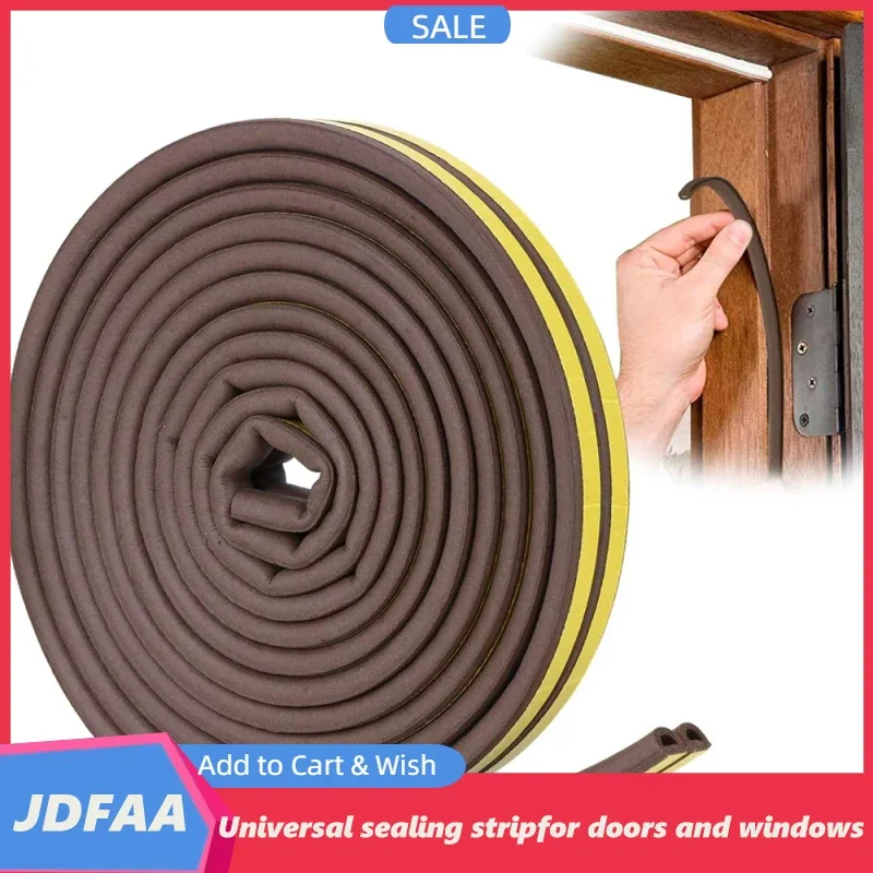 Дверная изоляционная уплотнительная лента, самоклеящаяся акустическая резиновая пенопластовая уплотнительная лента, оконная звуковая пробка, уплотнительная лента Дверная изоляционная уплотнительная лента, самоклеящаяся акустическая резиновая пенопластовая уплотнительная лента, оконная звуковая пробка, уплотнительная лента