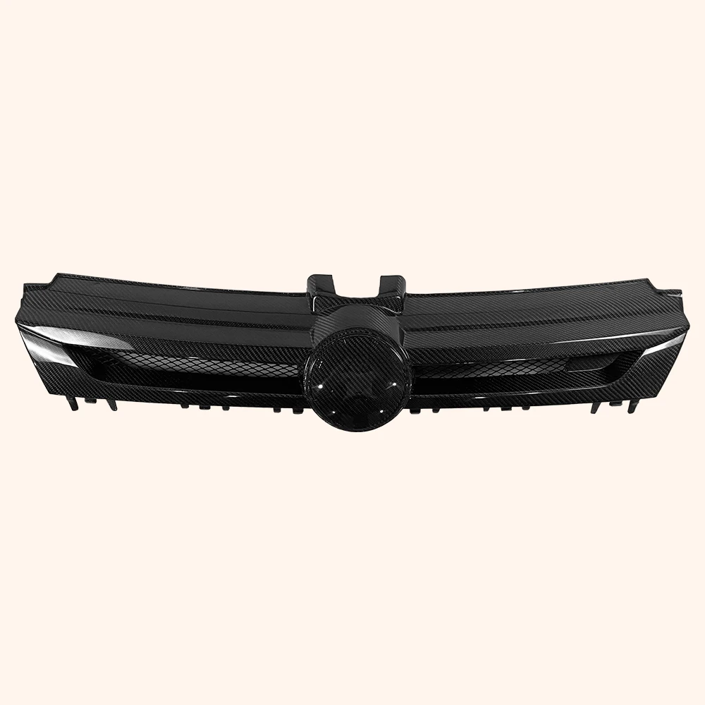 

For VW Volkswagen GOLF 7 7.5 AB Style Carbon Fiber Front Bumper Grille Cover