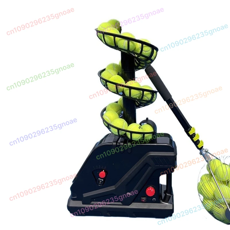 

Smart Portable Tennis Trainer: Auto-Launch & Feed Machine for Solo Practice | Innovative Ball Thrower, Compact Design