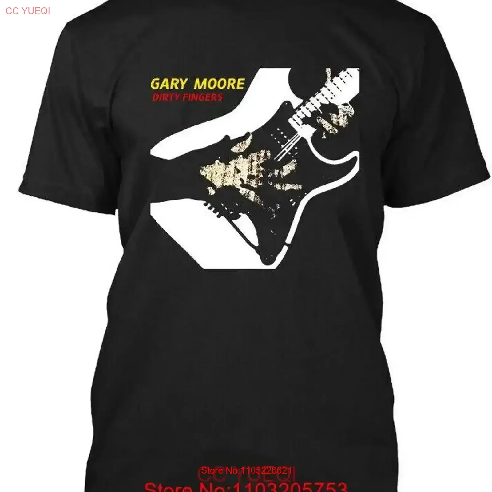 

NWT Gary Moore Dirty Fingers Northern Irish Musician Songwriter T SHIRT S 3XL vintage Washed Stylish Versatile vintage Washed
