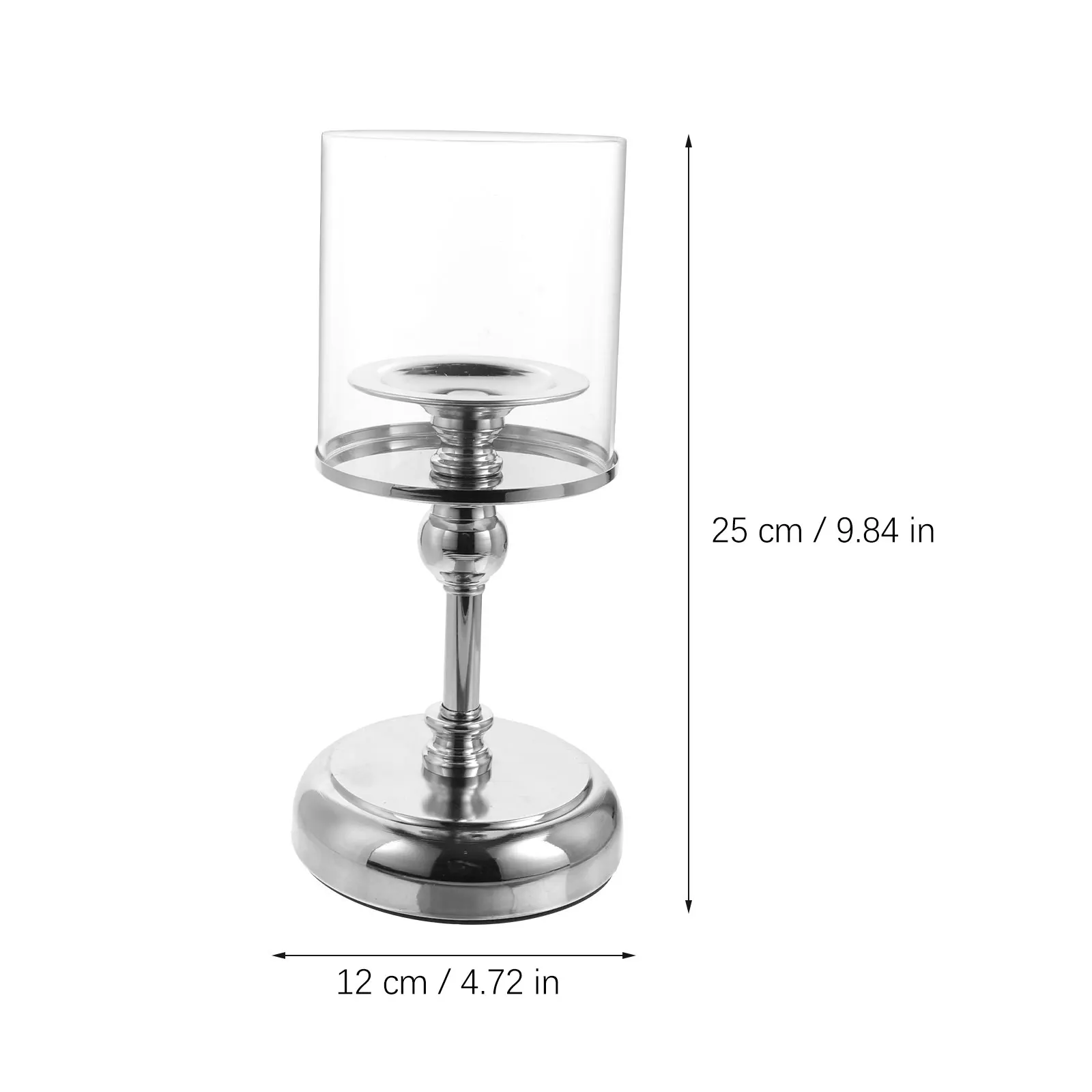 

Nordic Style Holder Desktop Decorative Romantic Stand Glass Cover for Home Wedding Party Tea Light Holders