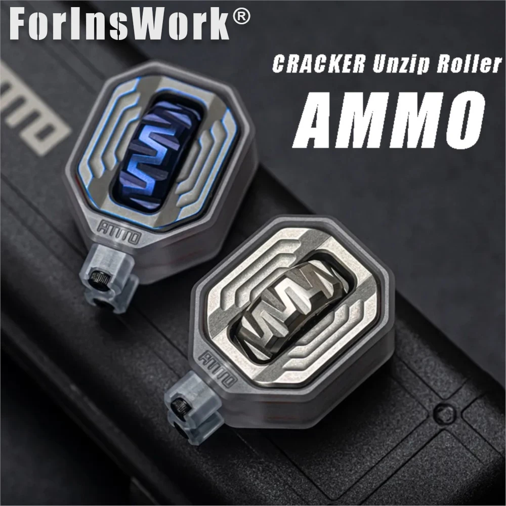 AMMO CRACKER Unzip Roller fidget Paragraph Roller Stress Relief Toy Fidget Slider Edc Toy