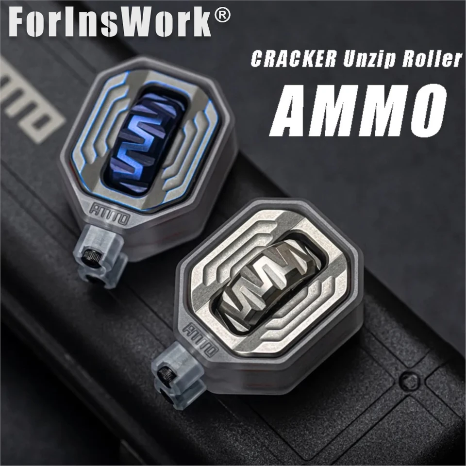 AMMO CRACKER ファスナー開閉式 ローラー フィジェット パラグラフ