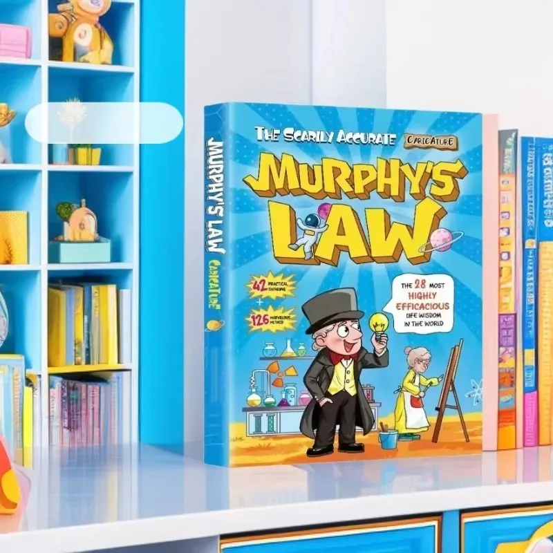 Livre de philosophie de vie humoristique sur la loi de Murphy avec des idées pratiques et une sagesse inspirante – Livres en anglais