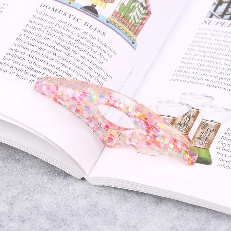 

1pc Thumb Book Support Book Page Holder Convenient Bookmark School Office Supplies Book Thumb Holder for Library Book Lovers