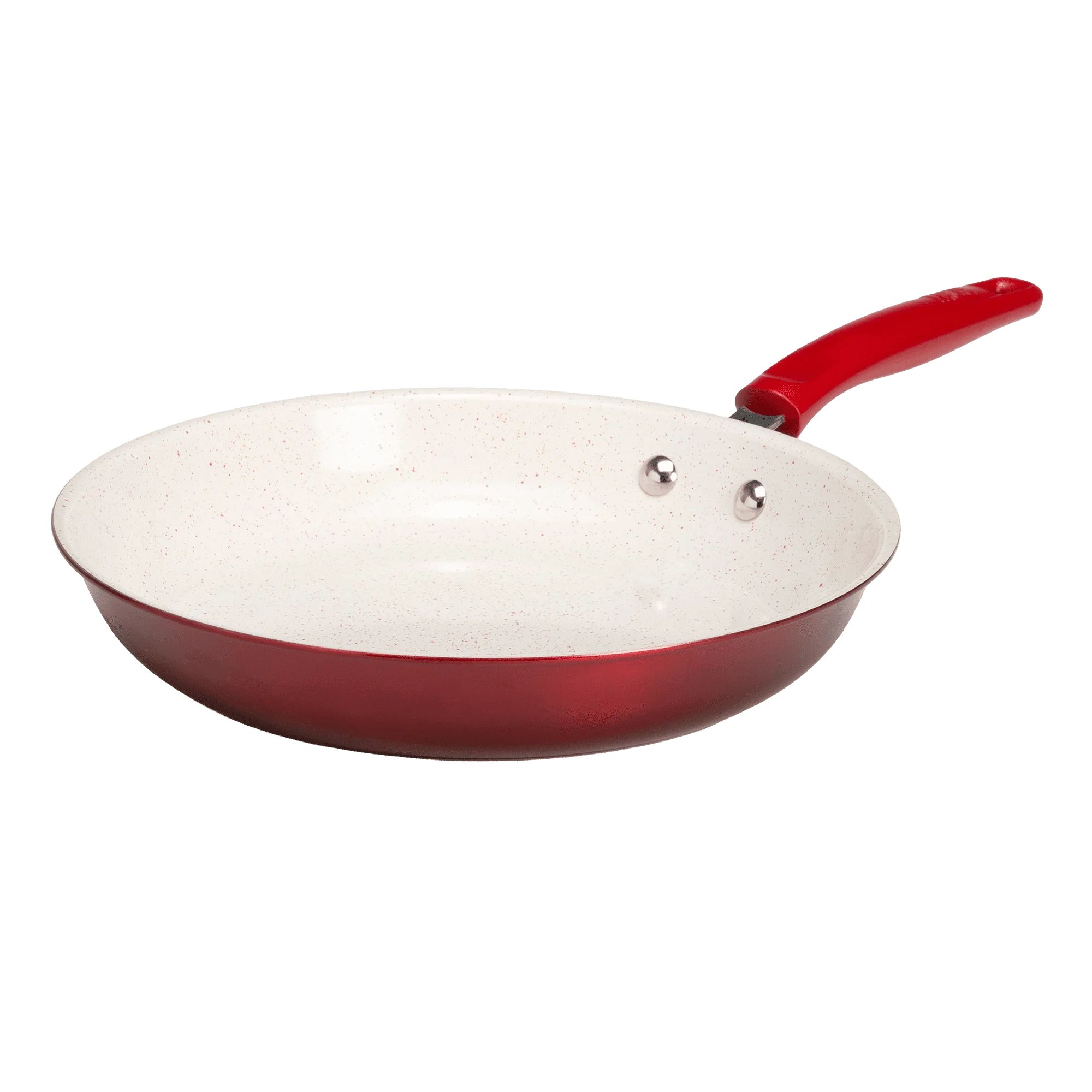 

Clean Ceramic 10 Non-Stick Aluminum Fry Pan, Red