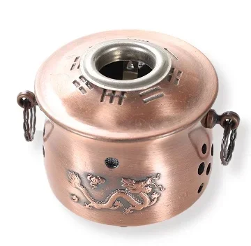 Moxibustion box traditional Chinese Medicine therapy thicken metal body Moxa instrument pot chinese moxa