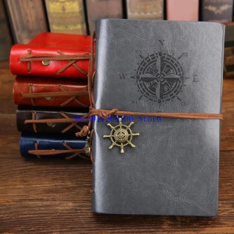 P82A Vintage Writing Notebook Loose Journal for Traveler - view 5