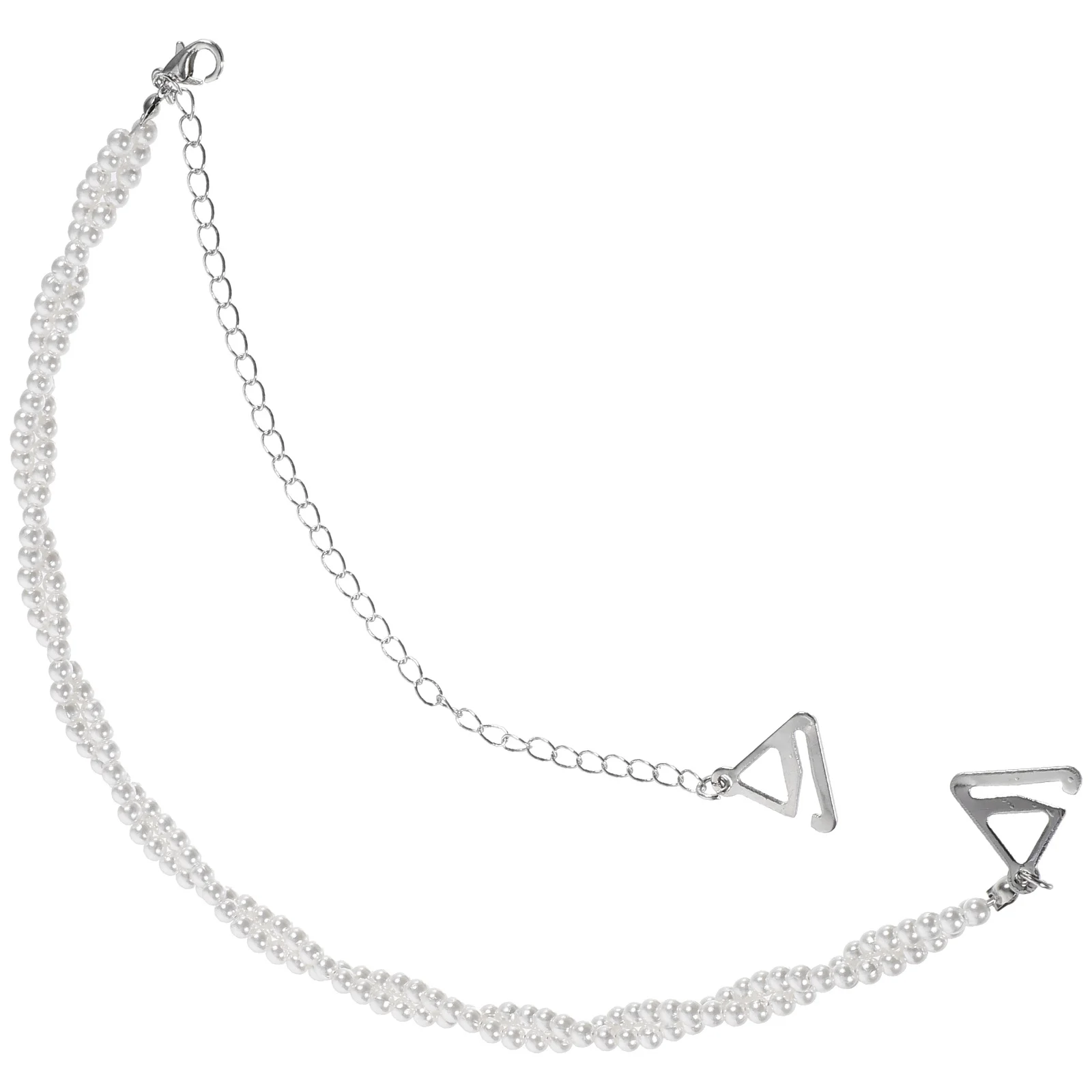 لؤلؤة أشرطة حمالات الصدر استبدال الزخرفية قابل للتعديل طول غير مزعجة المواد تانك الرسن فساتين المايوه النساء الملابس الداخلية