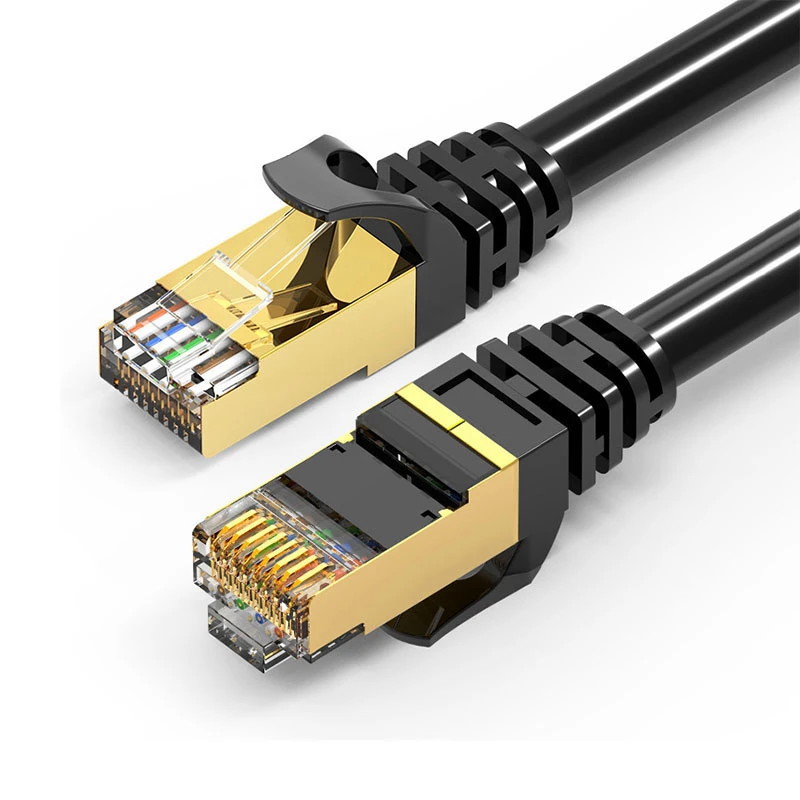 ZoeRax Ethernet Patch Cable Cat8S /FTP 22AWG Double Shielded Solid Cable | 2000Mhz 2Ghz 40Gbps | 5th-Gen Ethernet LAN NetworkLin