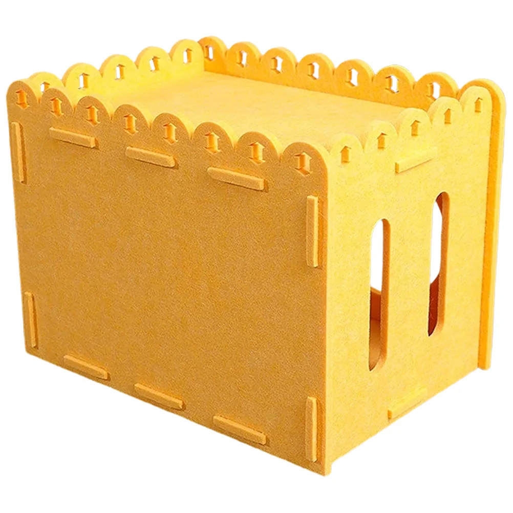 

Scratching Board Nest Comfortable Breathable Cat Sleeping House Multi-Function Pet Playing House Felt Wear-Resistant Kitten