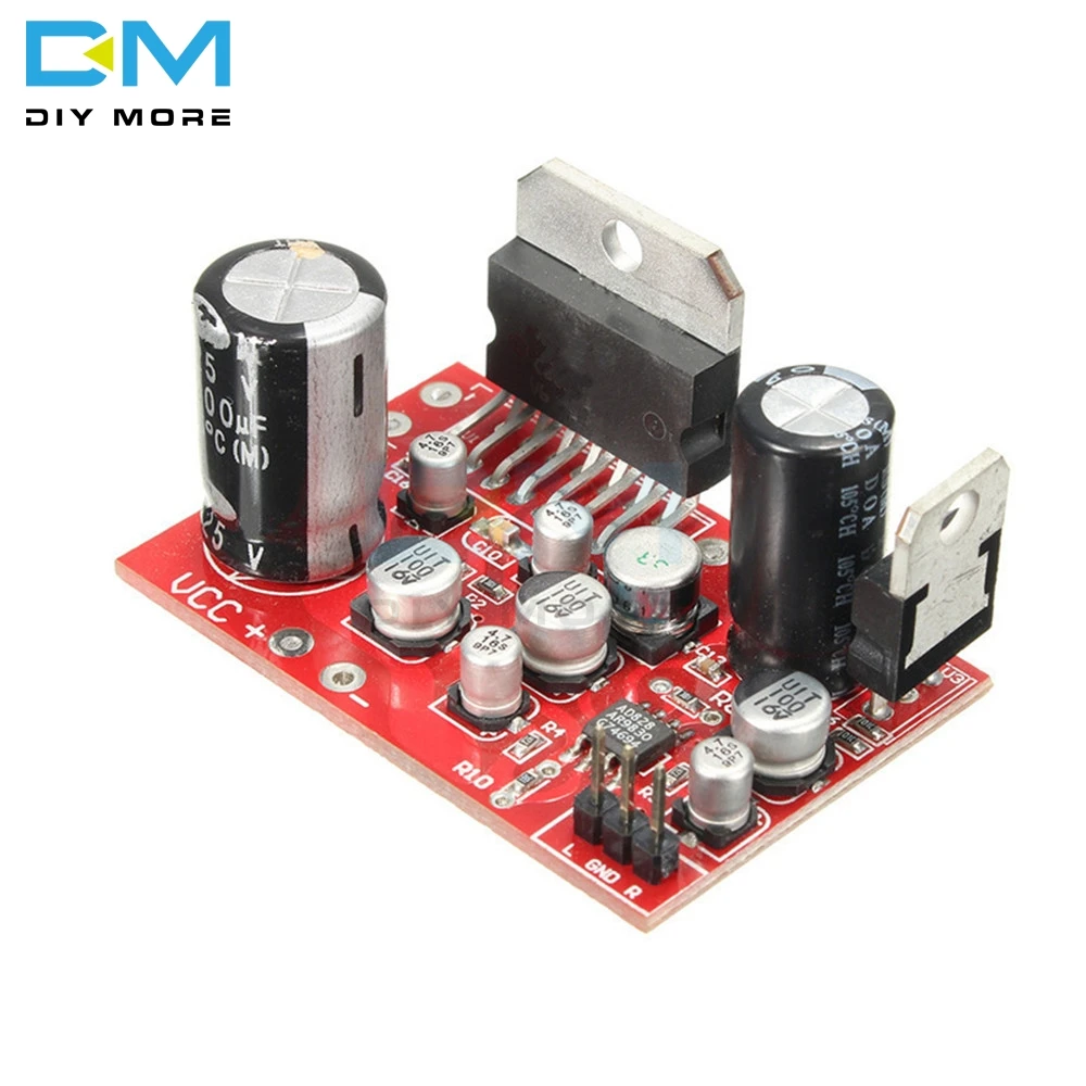 Diymore CD7379 38W+38W Stereo Amplifier Board DC 12V w/AD828 Preamp Super Than NE5532 Amplifiers Boards