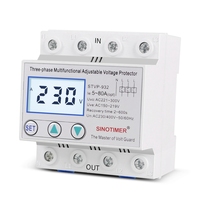 SINOTIMER STVP-932 Three-Phase Digital Display Self-Resetting Adjustable Intelligent Multi-Function Over-Voltage