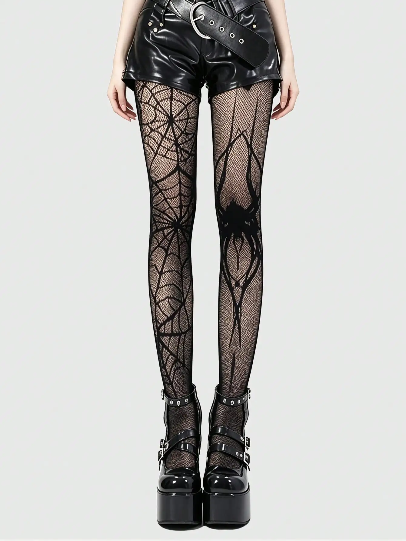 2/1 Pair Women's Socks Fishnet Stockings Black Special Promotion Y2K Style Cute Funny Black Socks Fashionable Halloween Gift