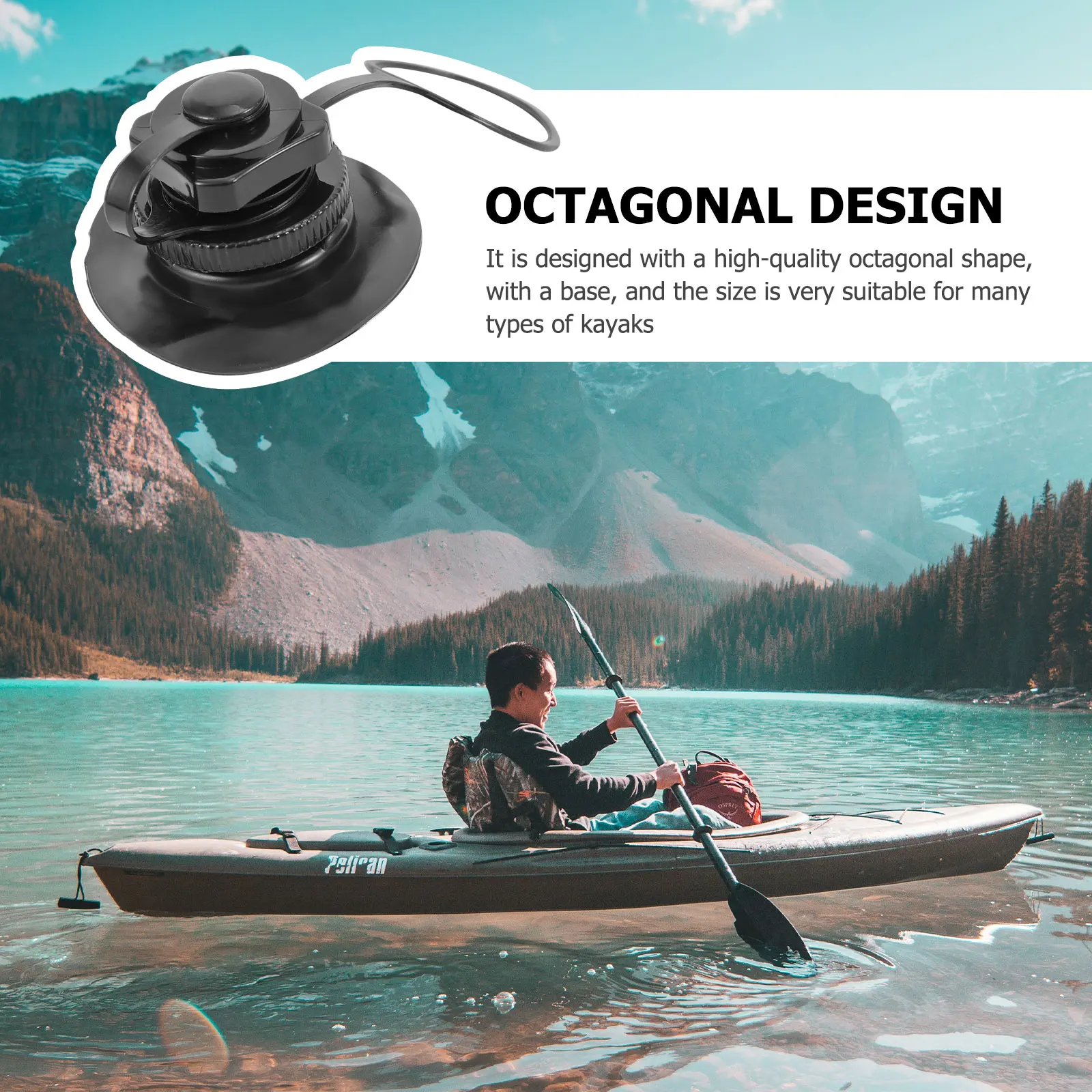 

1pc PVC Inflation Air Valve for Kayaks Rubber Boats Eight-hole Base Durable Inflatable Boat Accessories Water Sports